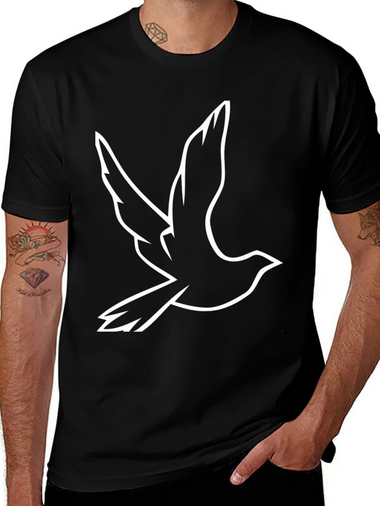 Dove Graphic Black T-Shirt