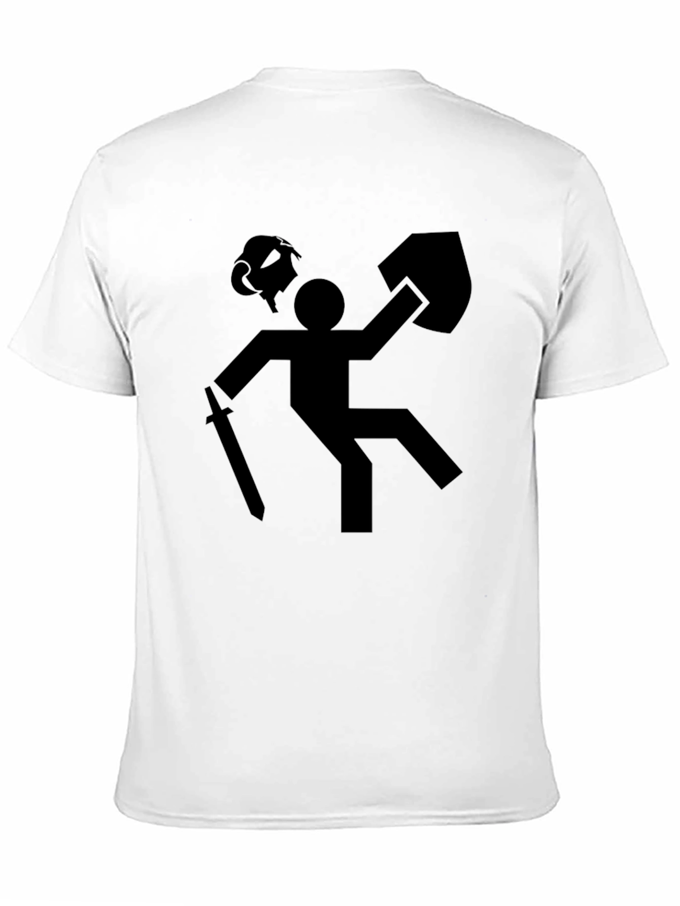 Stick Figure Fail T-Shirt - Funny Black Tee