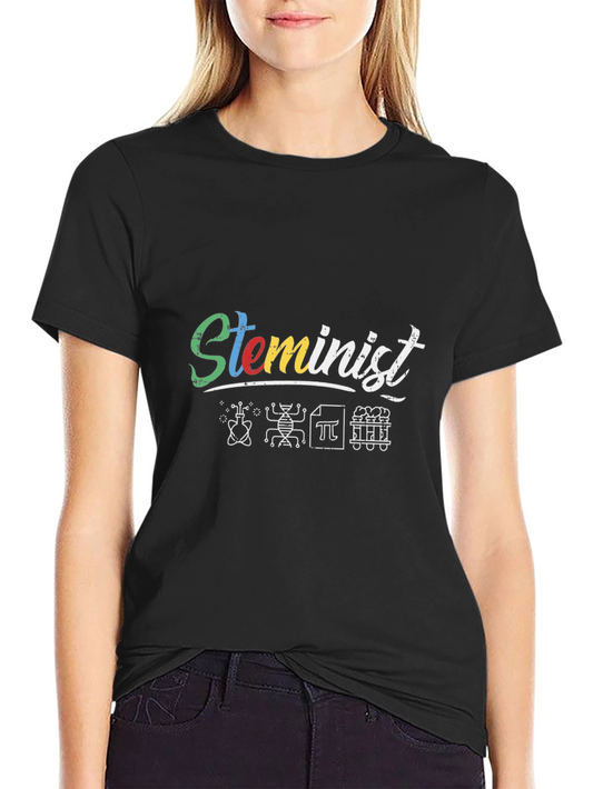 Steminist Science T-Shirt - Black