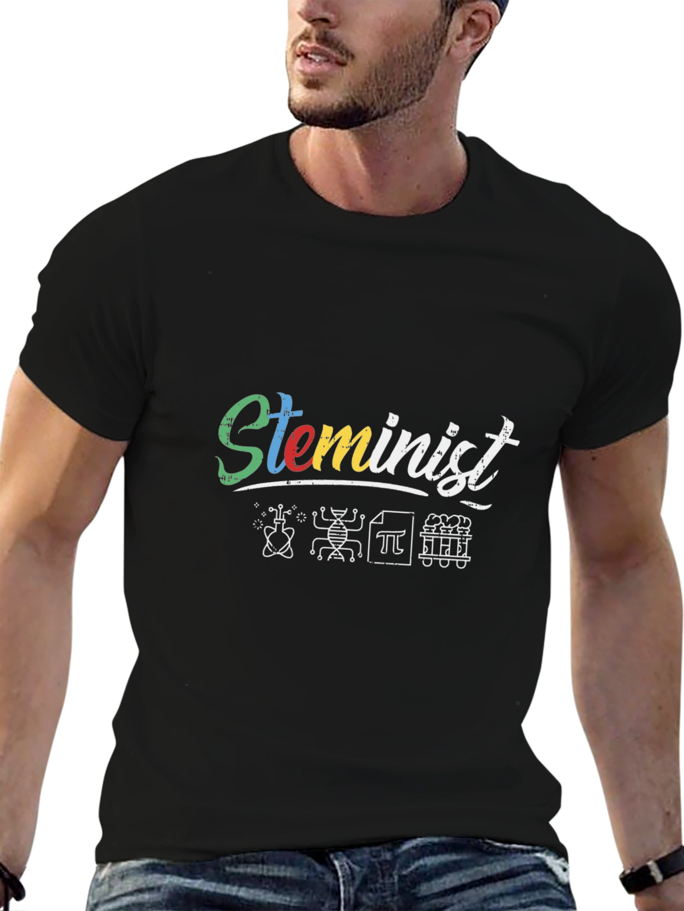 Steminist Science T-Shirt - Black
