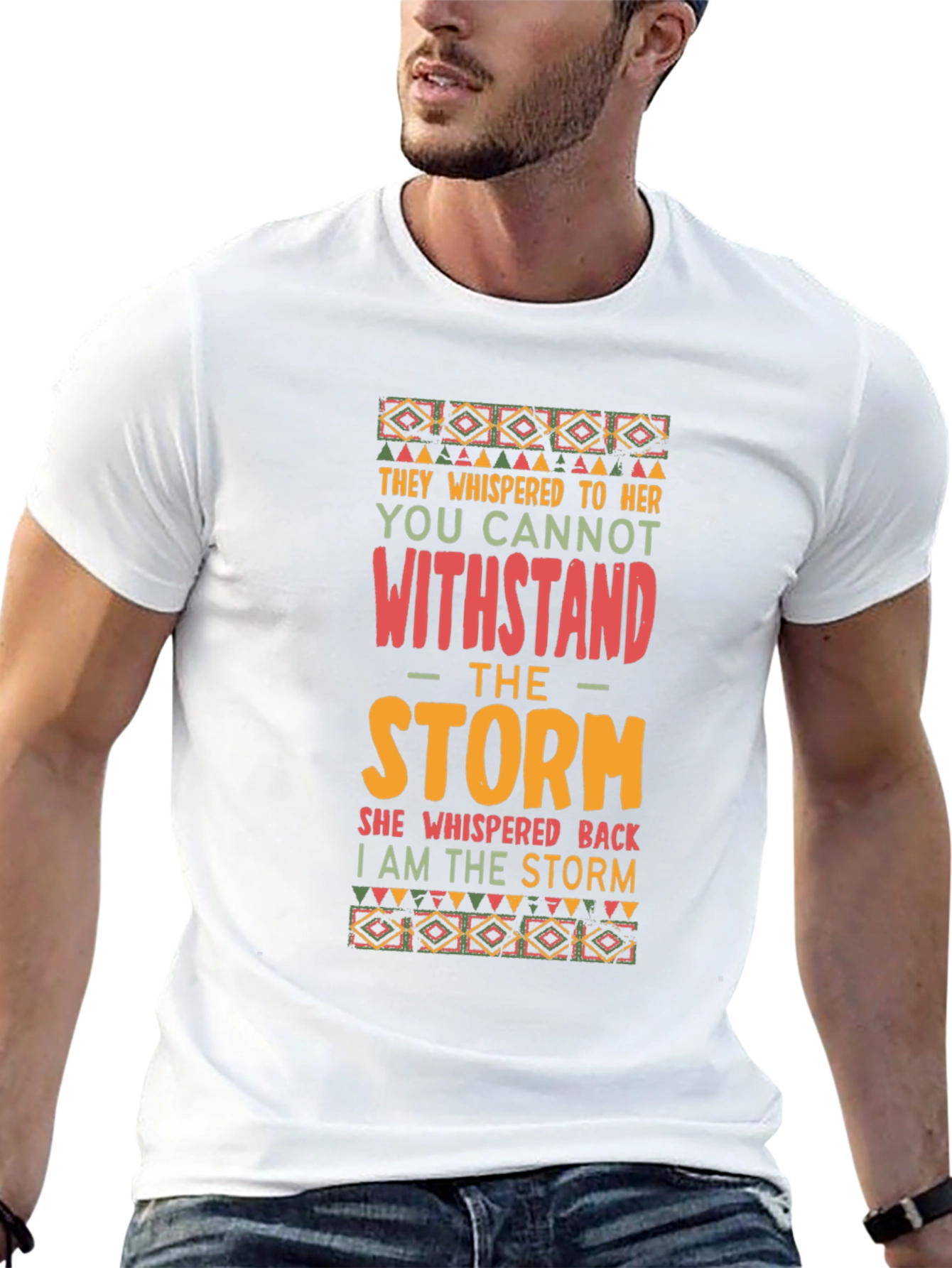 Empowering I Am The Storm Graphic T-Shirt