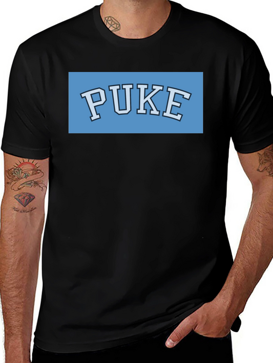 Puke College Parody T-Shirt - Novelty Tee