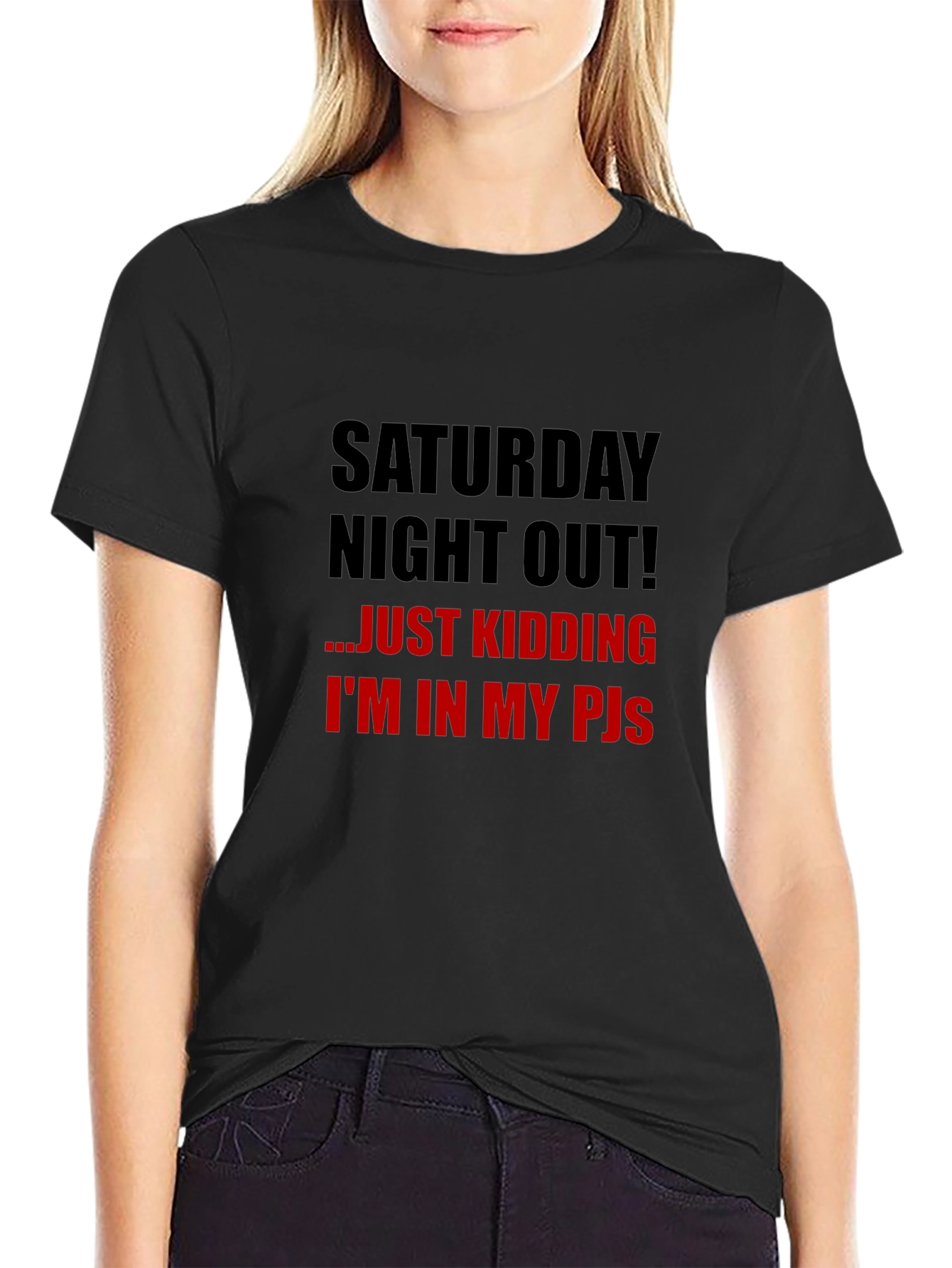 Saturday Night In T-Shirt - Funny Novelty Tee
