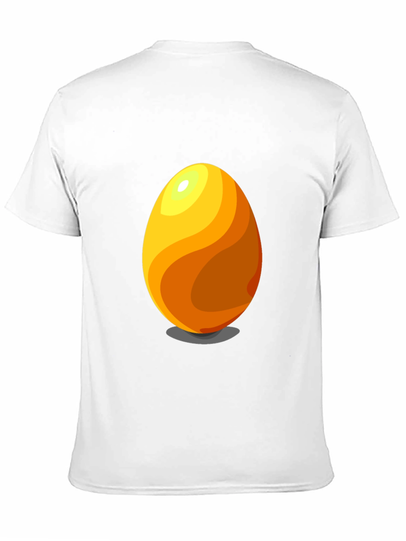 Egg Graphic Tee - Casual Black Cotton T-Shirt
