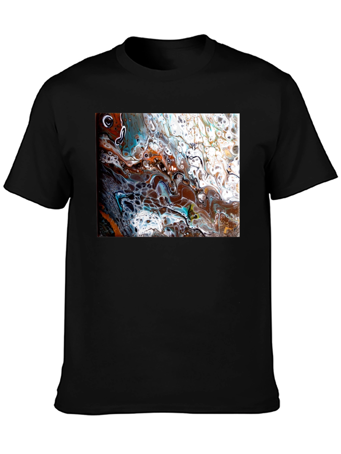 Abstract Fluid Art Graphic Tee