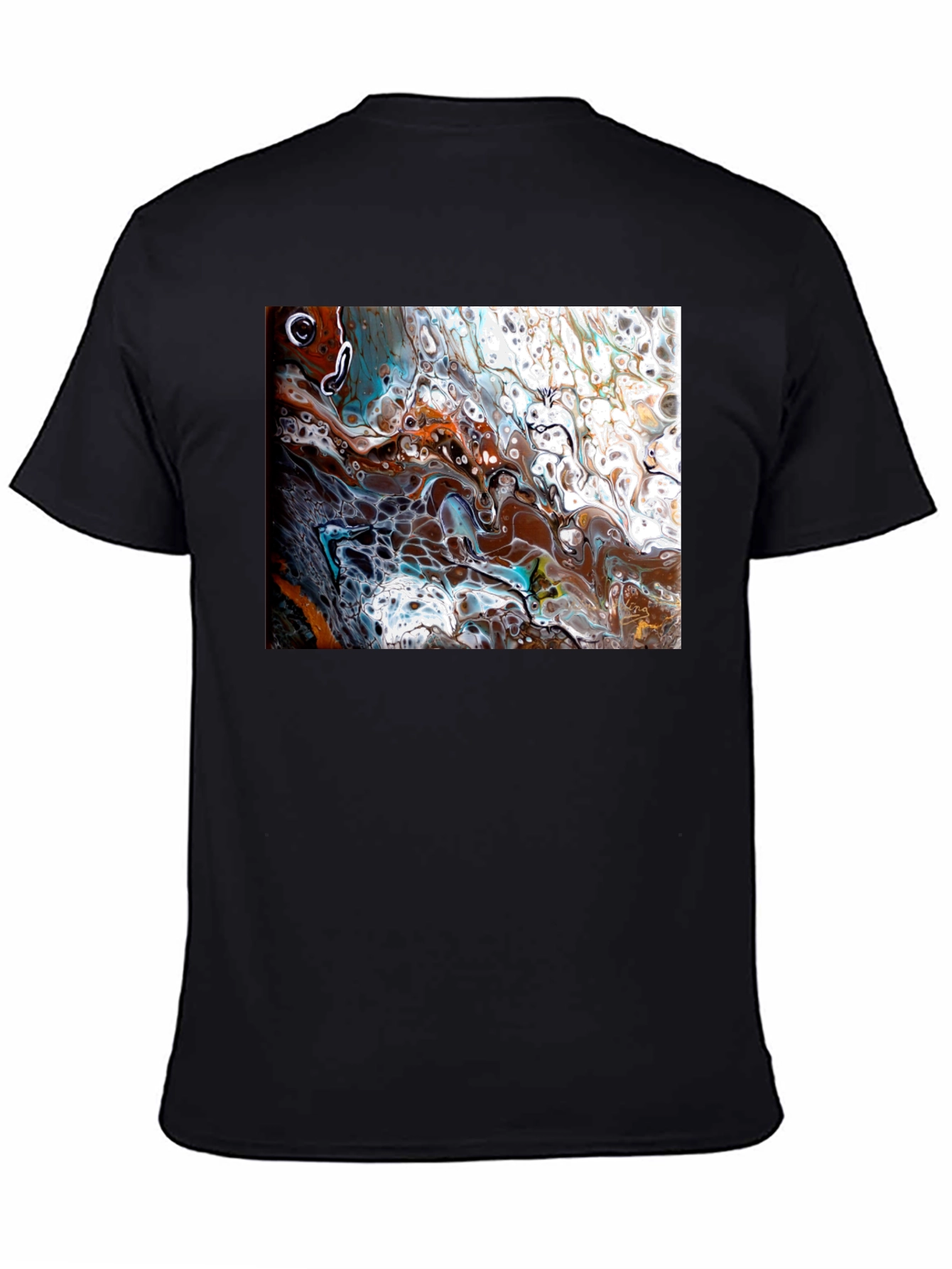 Abstract Fluid Art Graphic Tee
