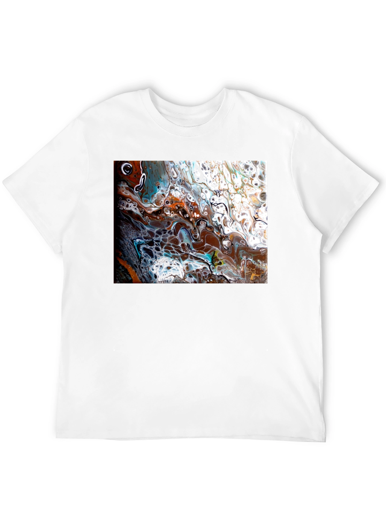 Abstract Fluid Art Graphic Tee
