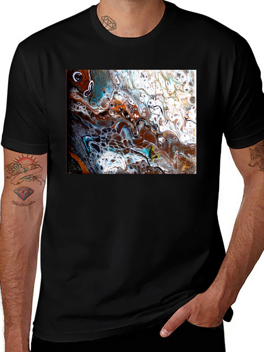 Abstract Fluid Art Graphic Tee