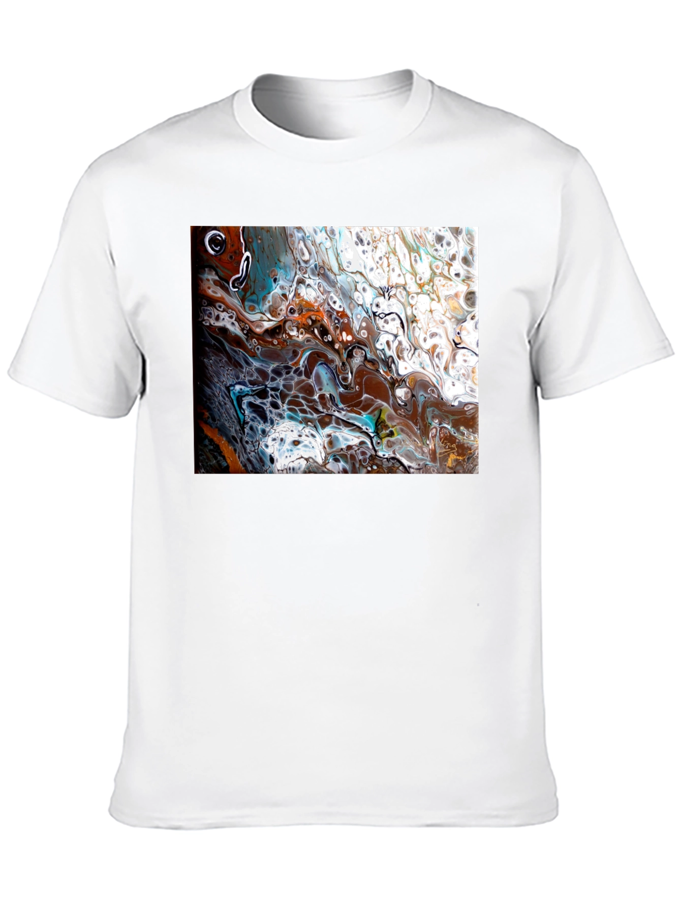 Abstract Fluid Art Graphic Tee