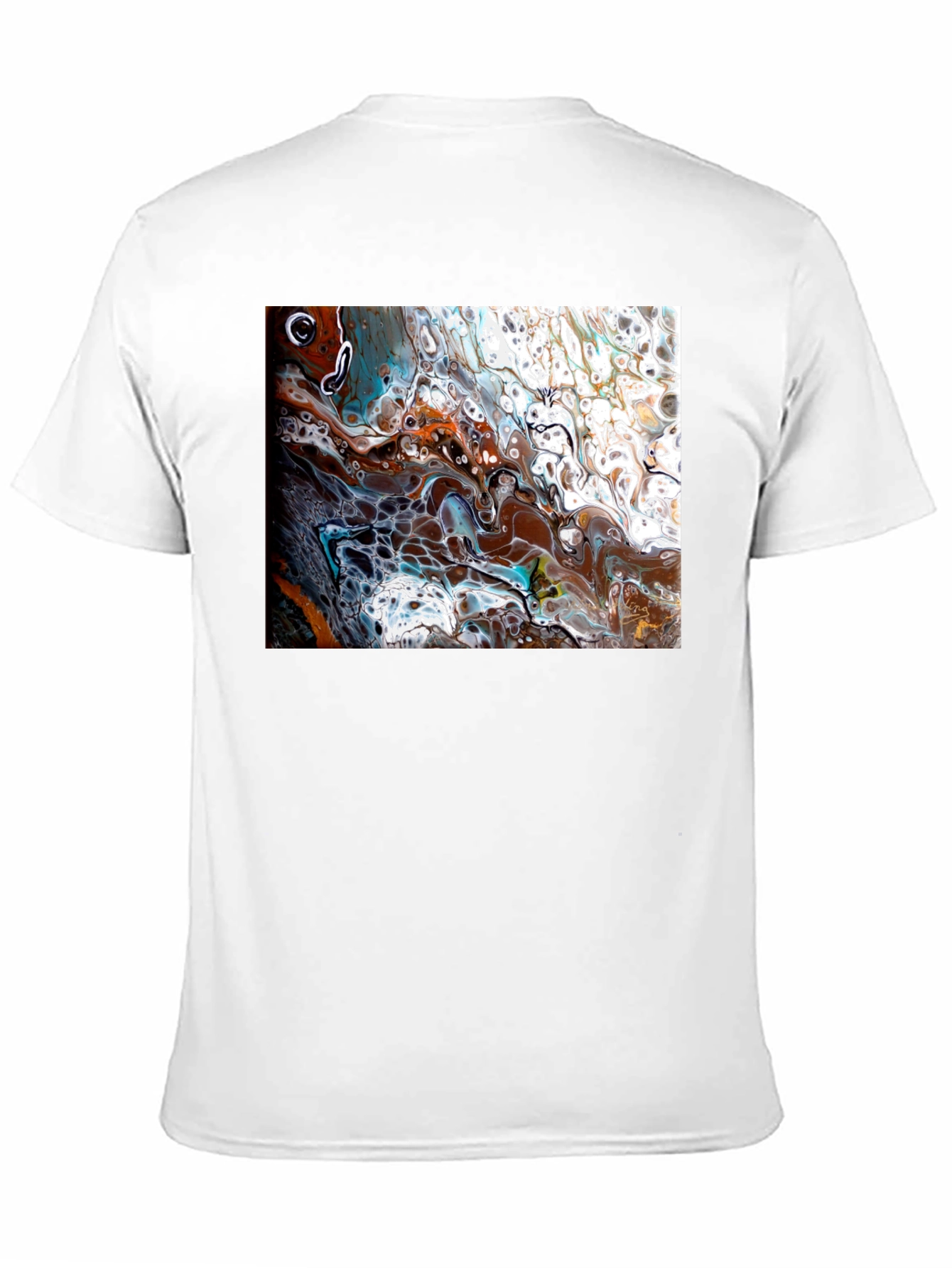 Abstract Fluid Art Graphic Tee