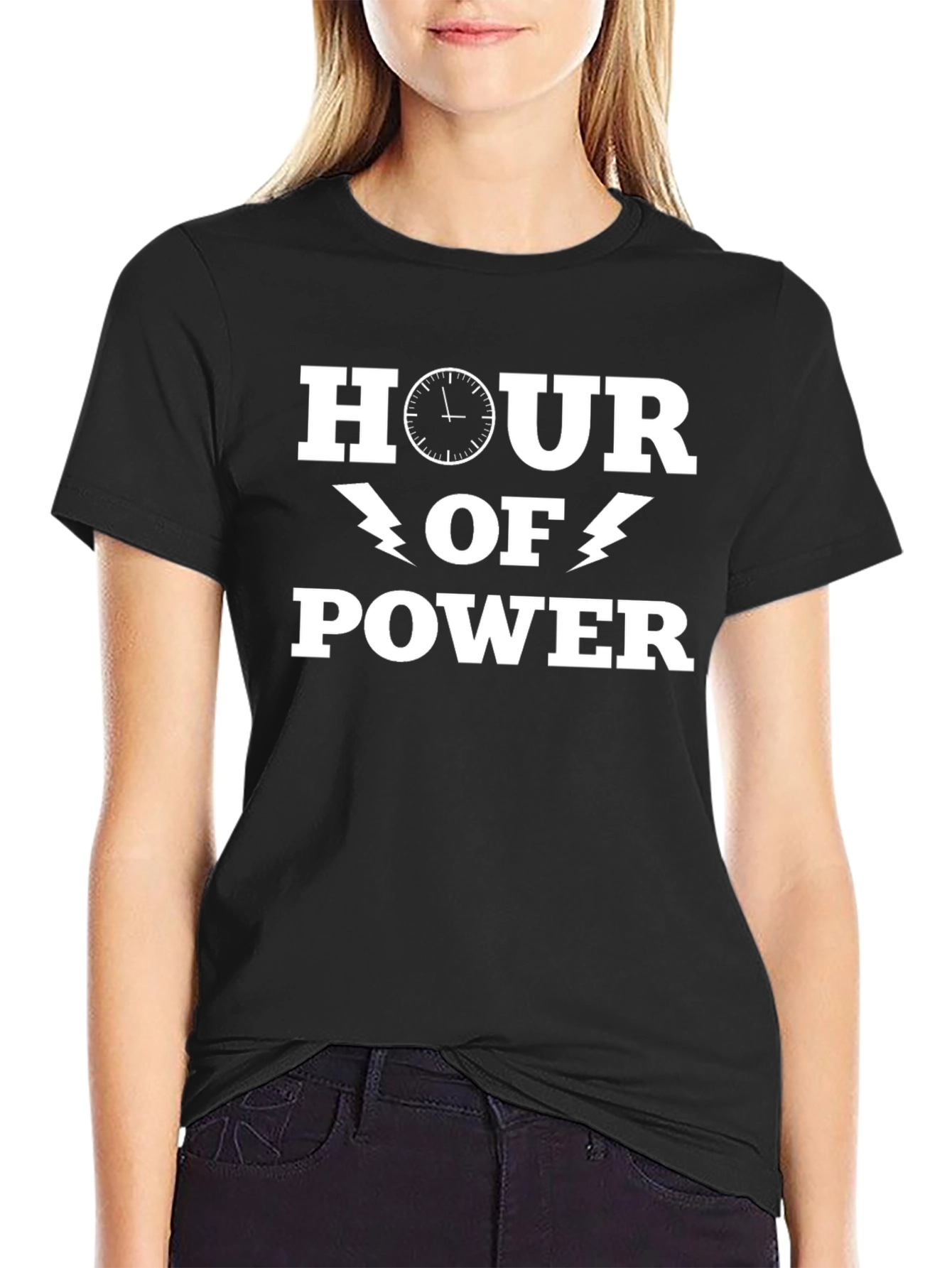 Hour Of Power Graphic Tee - Bold Statement T-Shirt