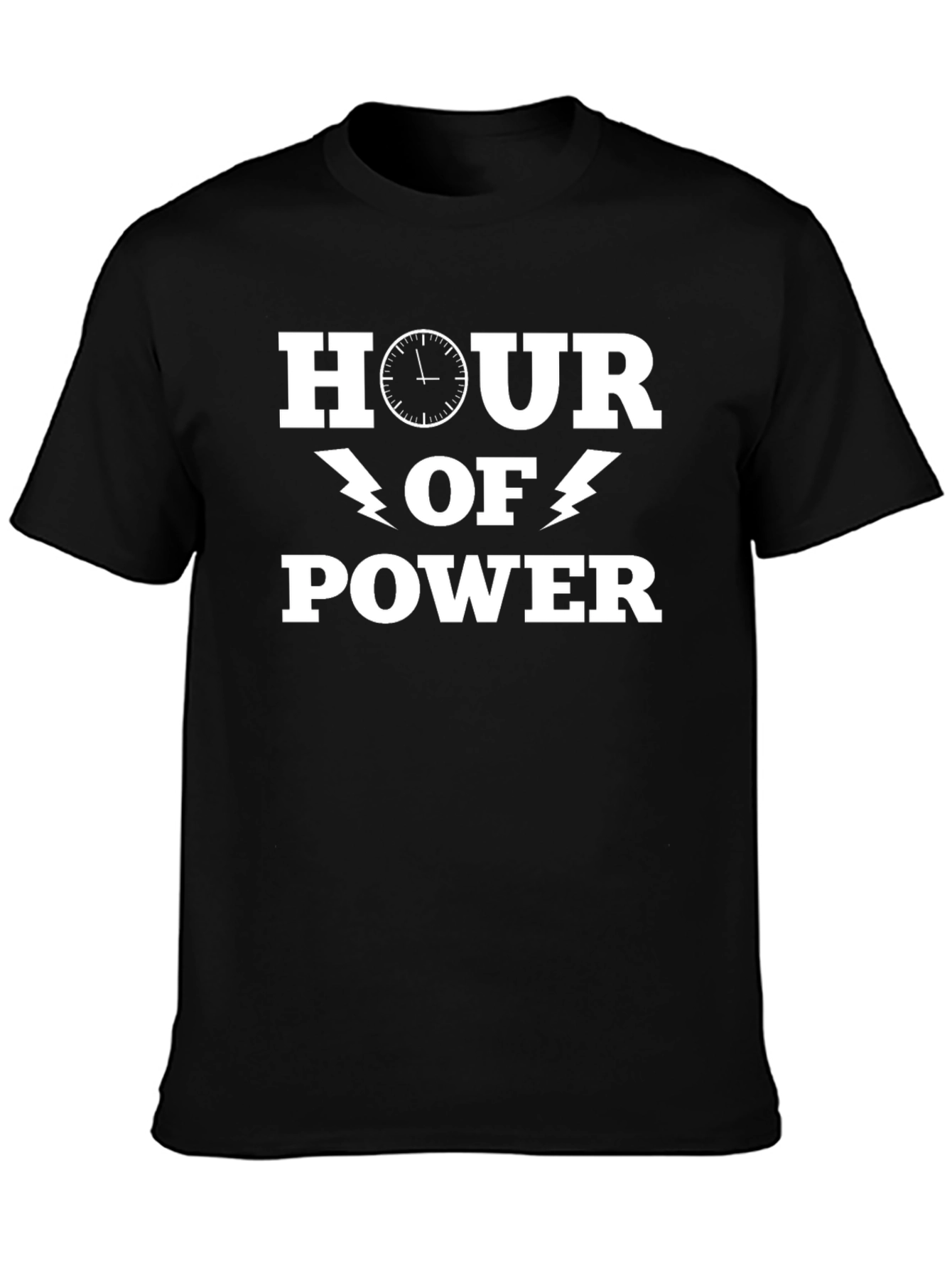 Hour Of Power Graphic Tee - Bold Statement T-Shirt