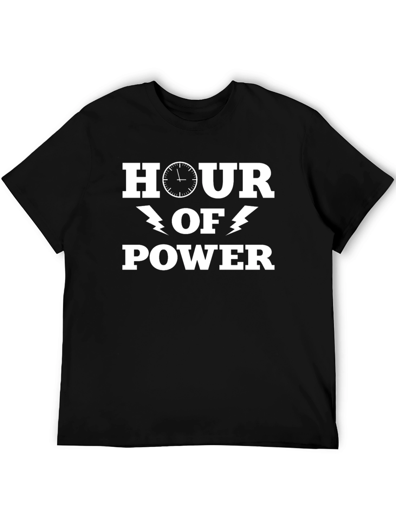 Hour Of Power Graphic Tee - Bold Statement T-Shirt