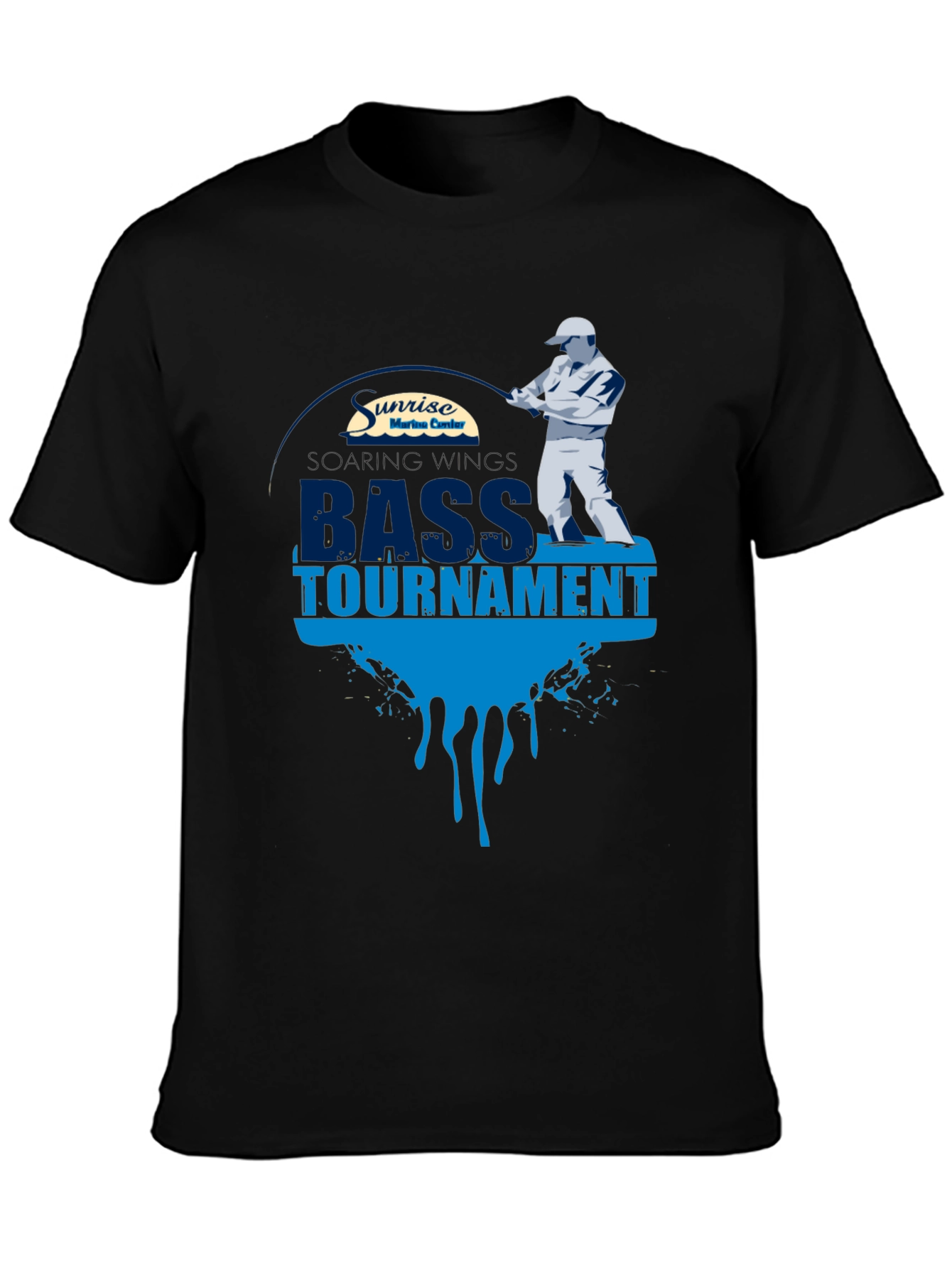 Bass Tournament Fishing Graphic T-Shirt