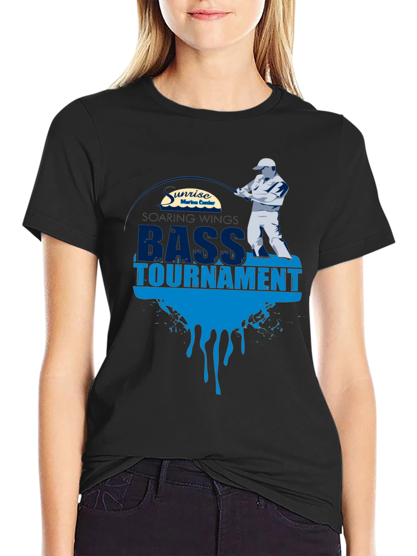 Bass Tournament Fishing Graphic T-Shirt