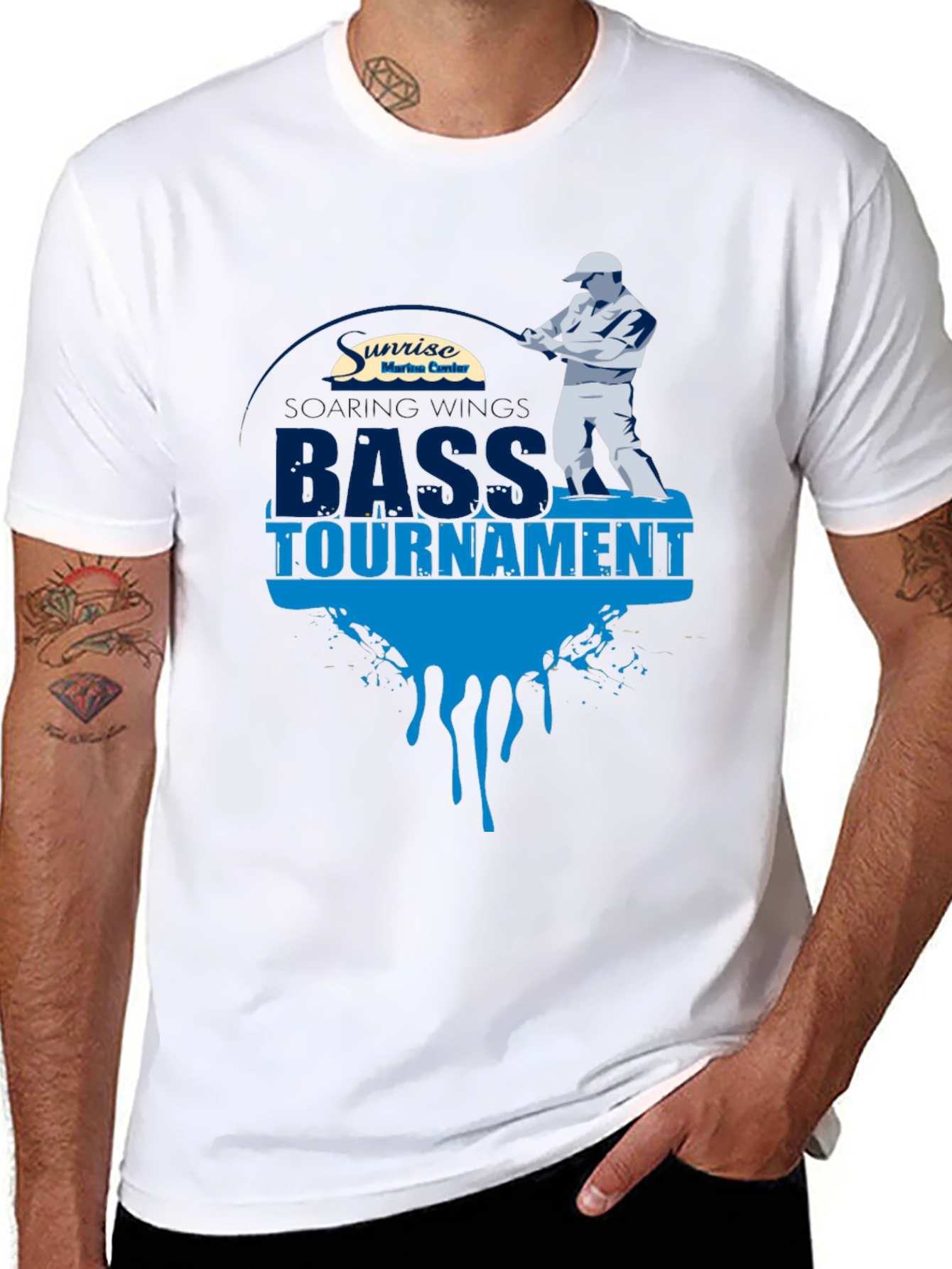 Bass Tournament Fishing Graphic T-Shirt