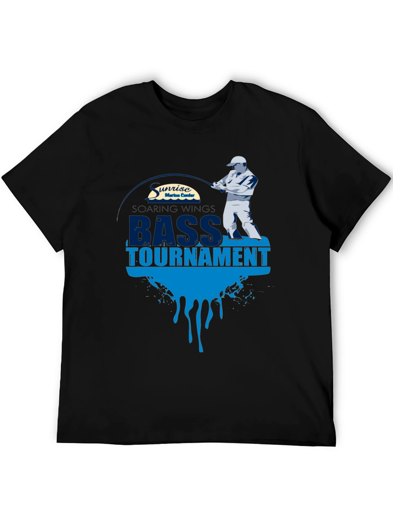 Bass Tournament Fishing Graphic T-Shirt