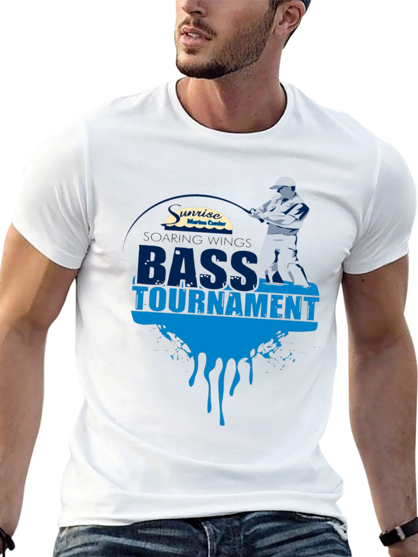 Bass Tournament Fishing Graphic T-Shirt