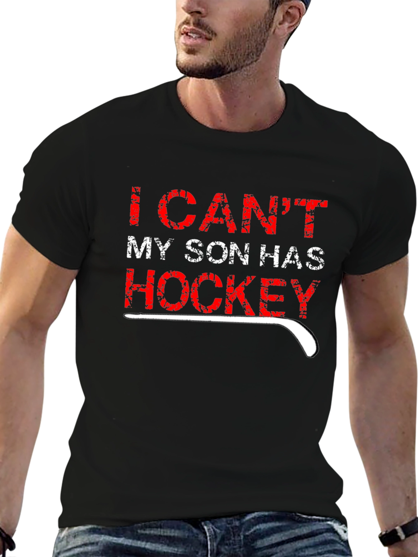 I Cant My Son Has Hockey T-Shirt