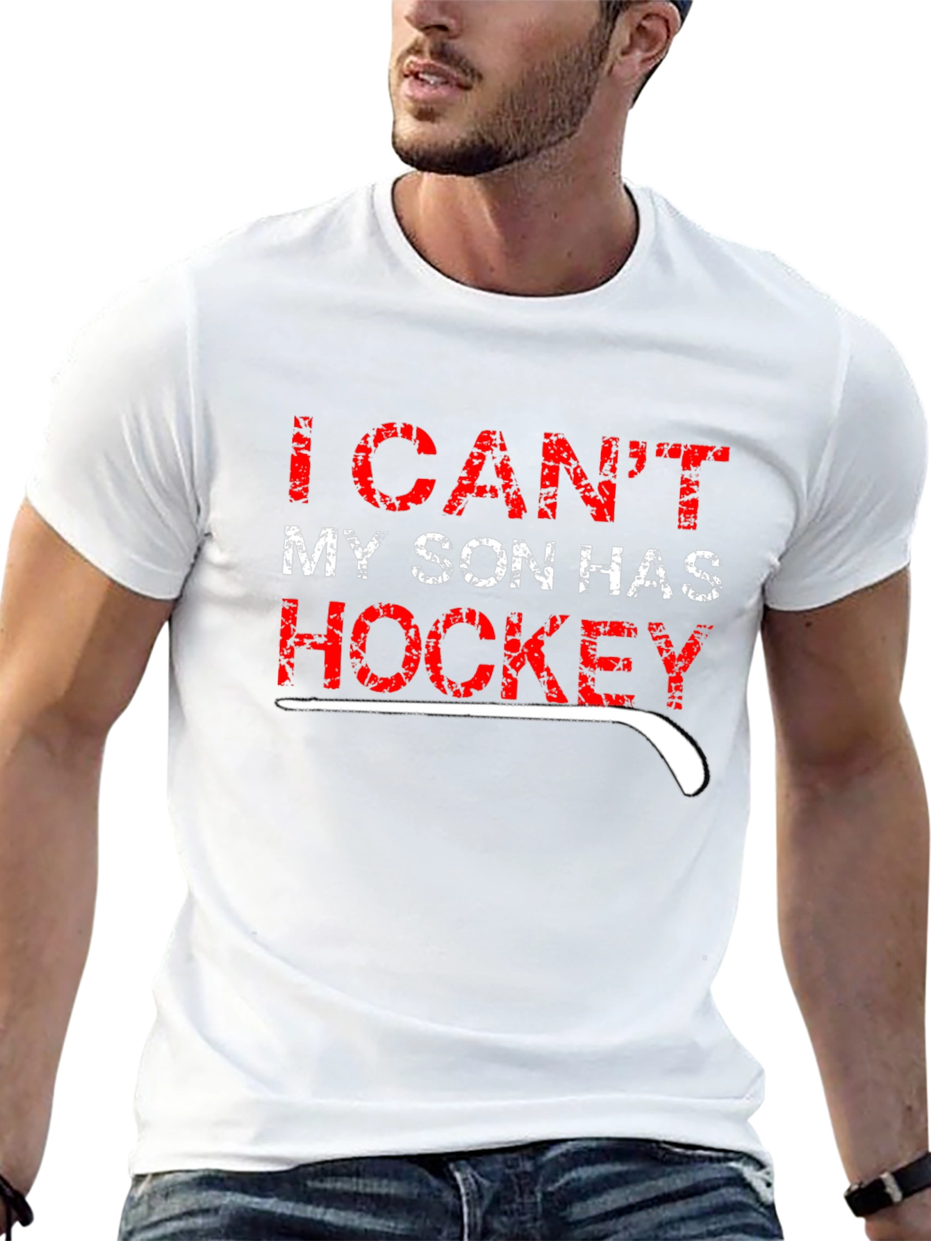 I Cant My Son Has Hockey T-Shirt