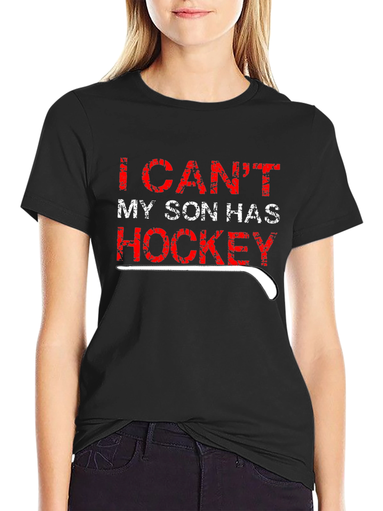 I Cant My Son Has Hockey T-Shirt