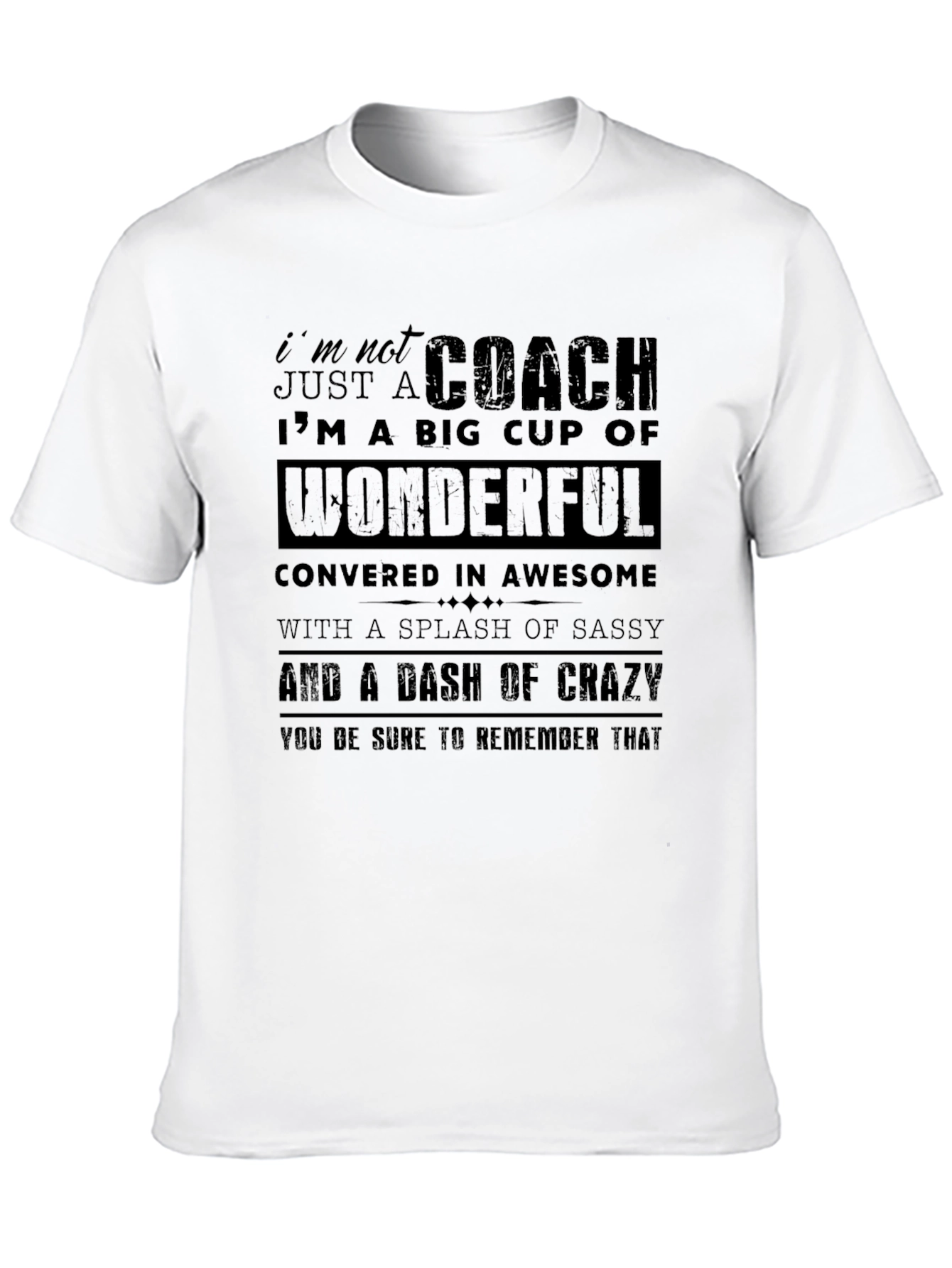Coach Funny Graphic T-Shirt