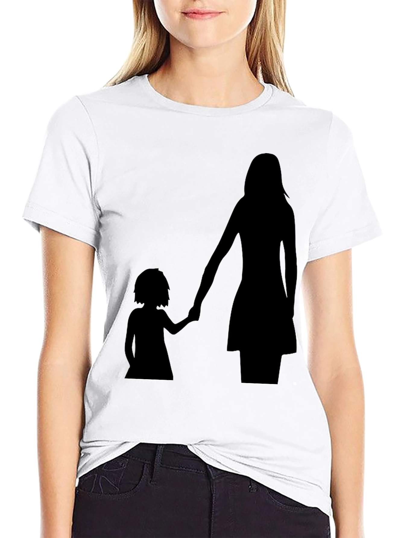 Mother Daughter Silhouette T-Shirt