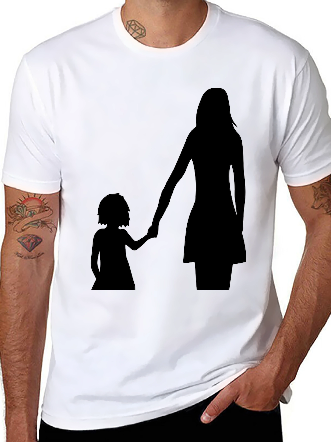 Mother Daughter Silhouette T-Shirt