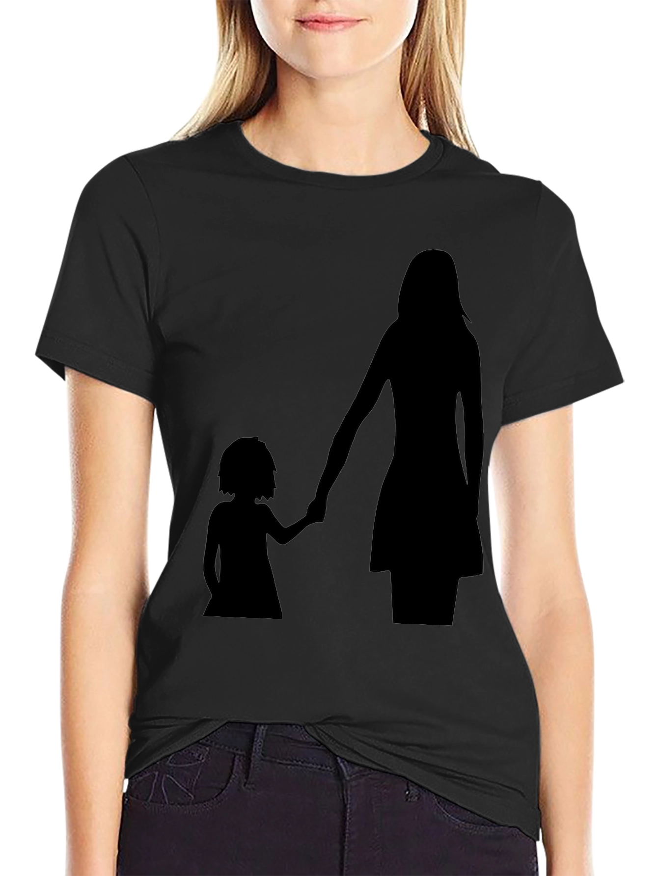 Mother Daughter Silhouette T-Shirt
