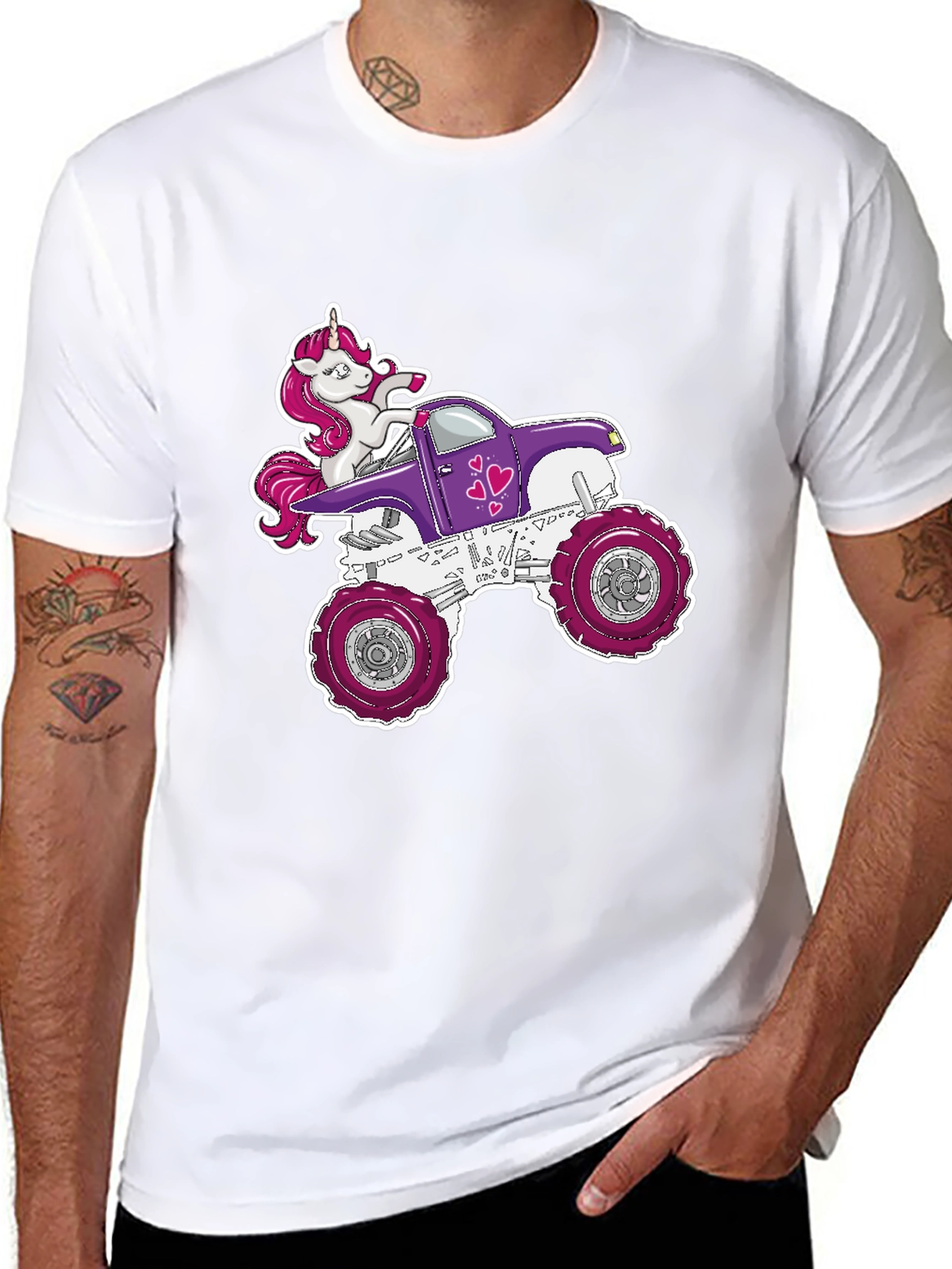 Unicorn Monster Truck T-Shirt
