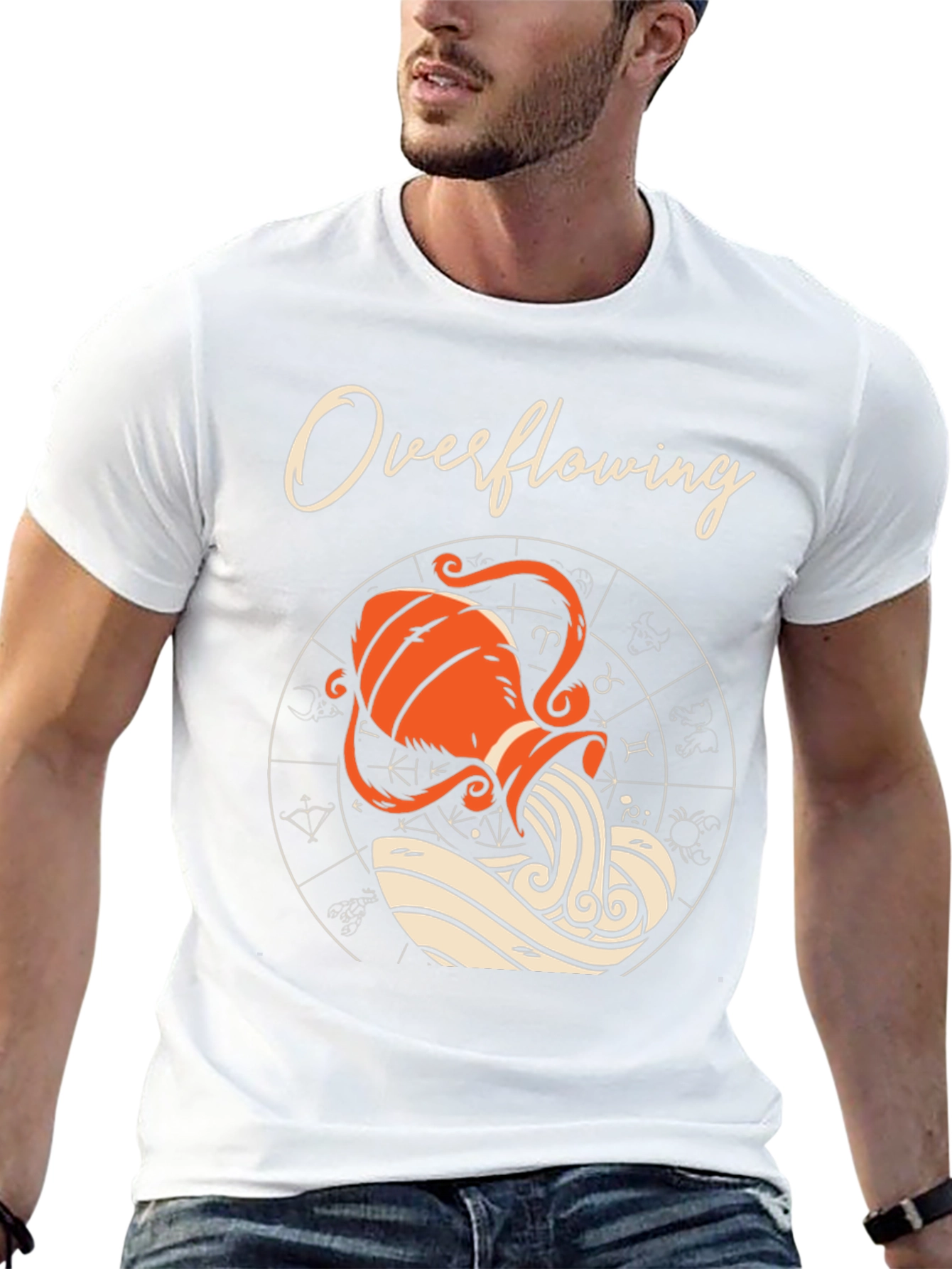 Overflowing Aquarius Graphic Tee