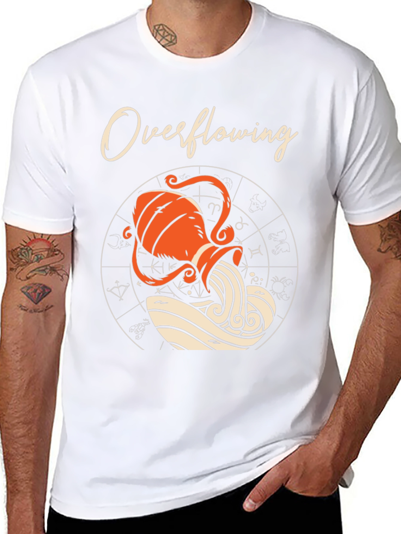 Overflowing Aquarius Graphic Tee