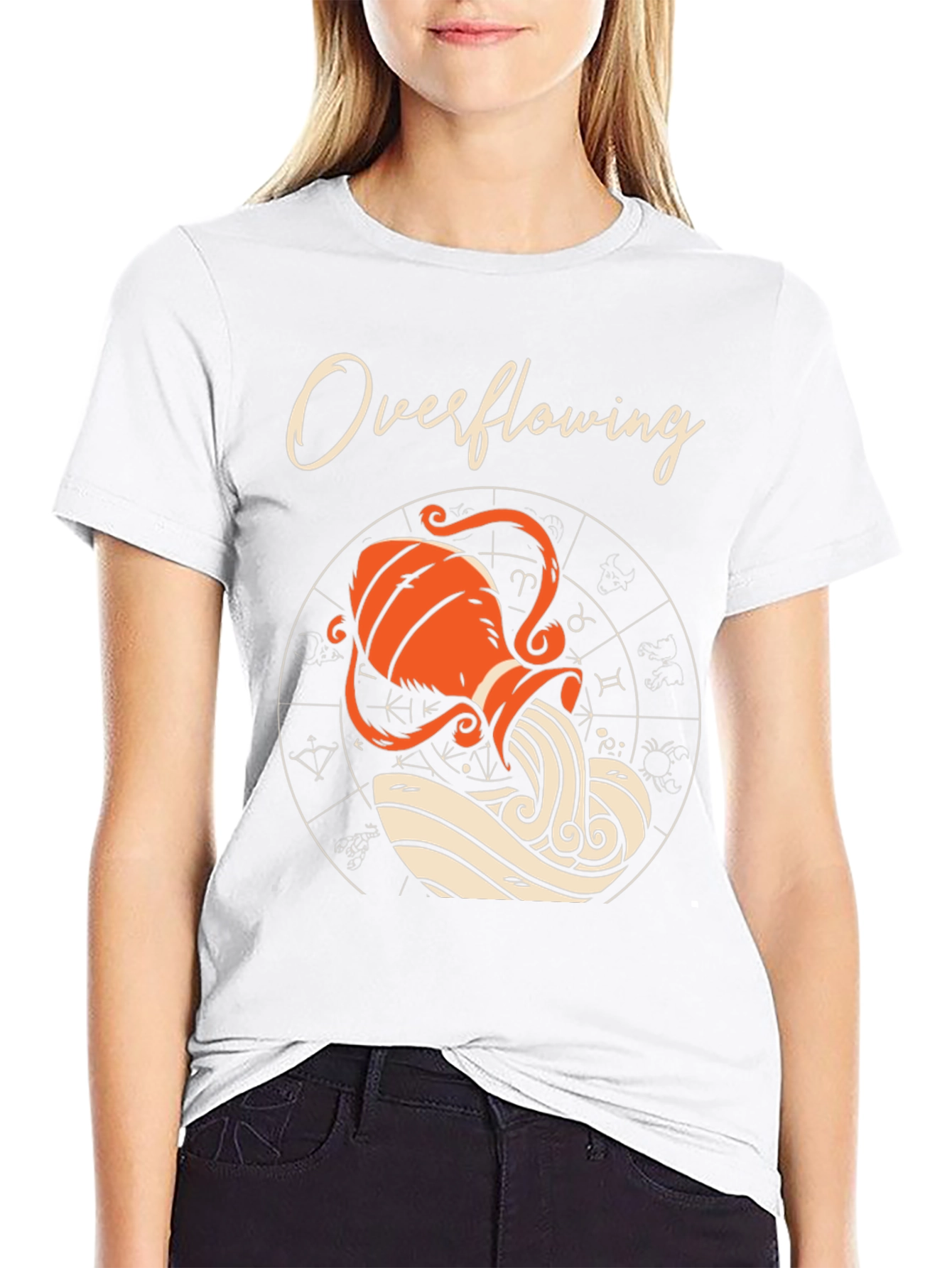 Overflowing Aquarius Graphic Tee