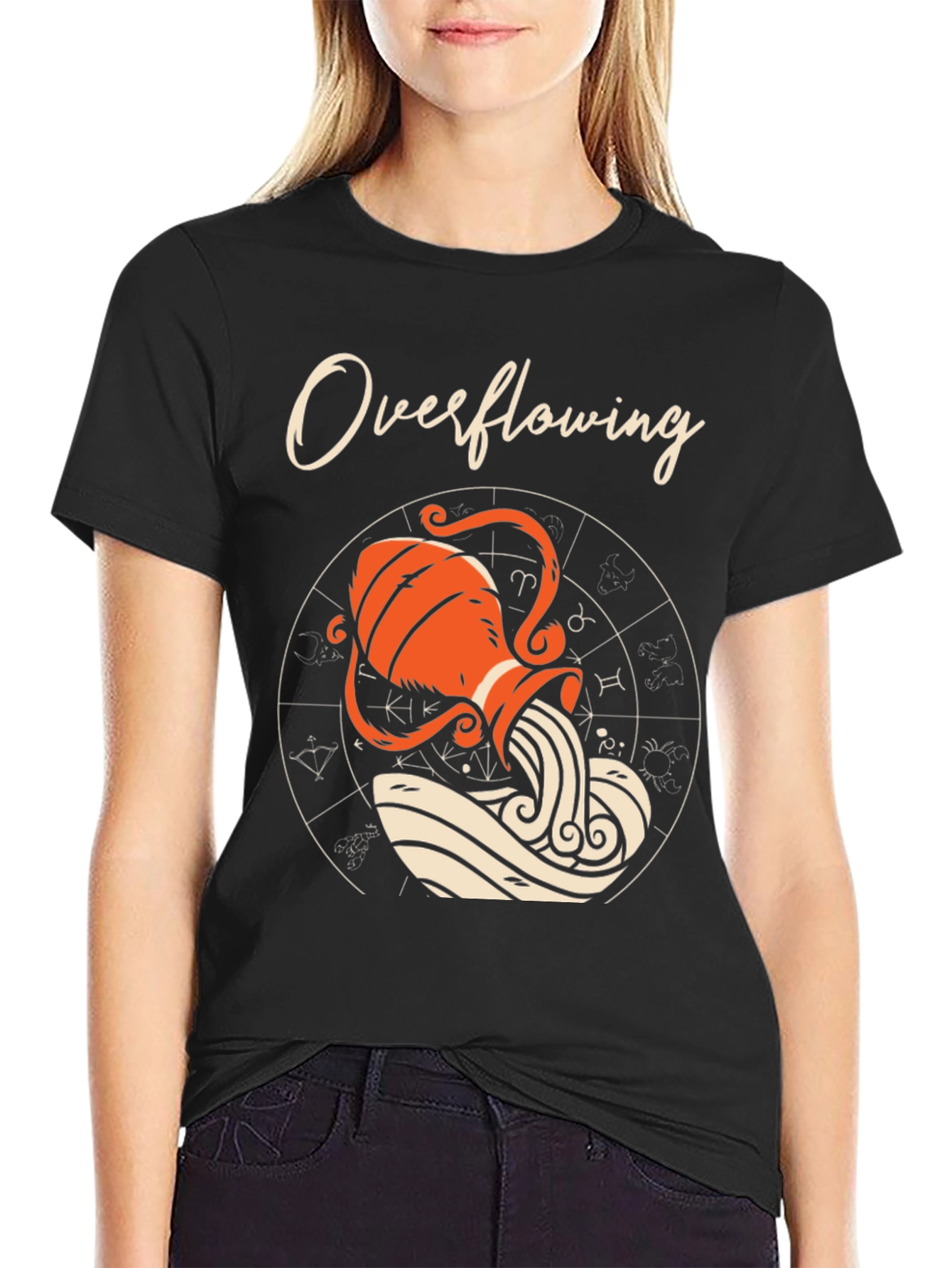 Overflowing Aquarius Graphic Tee