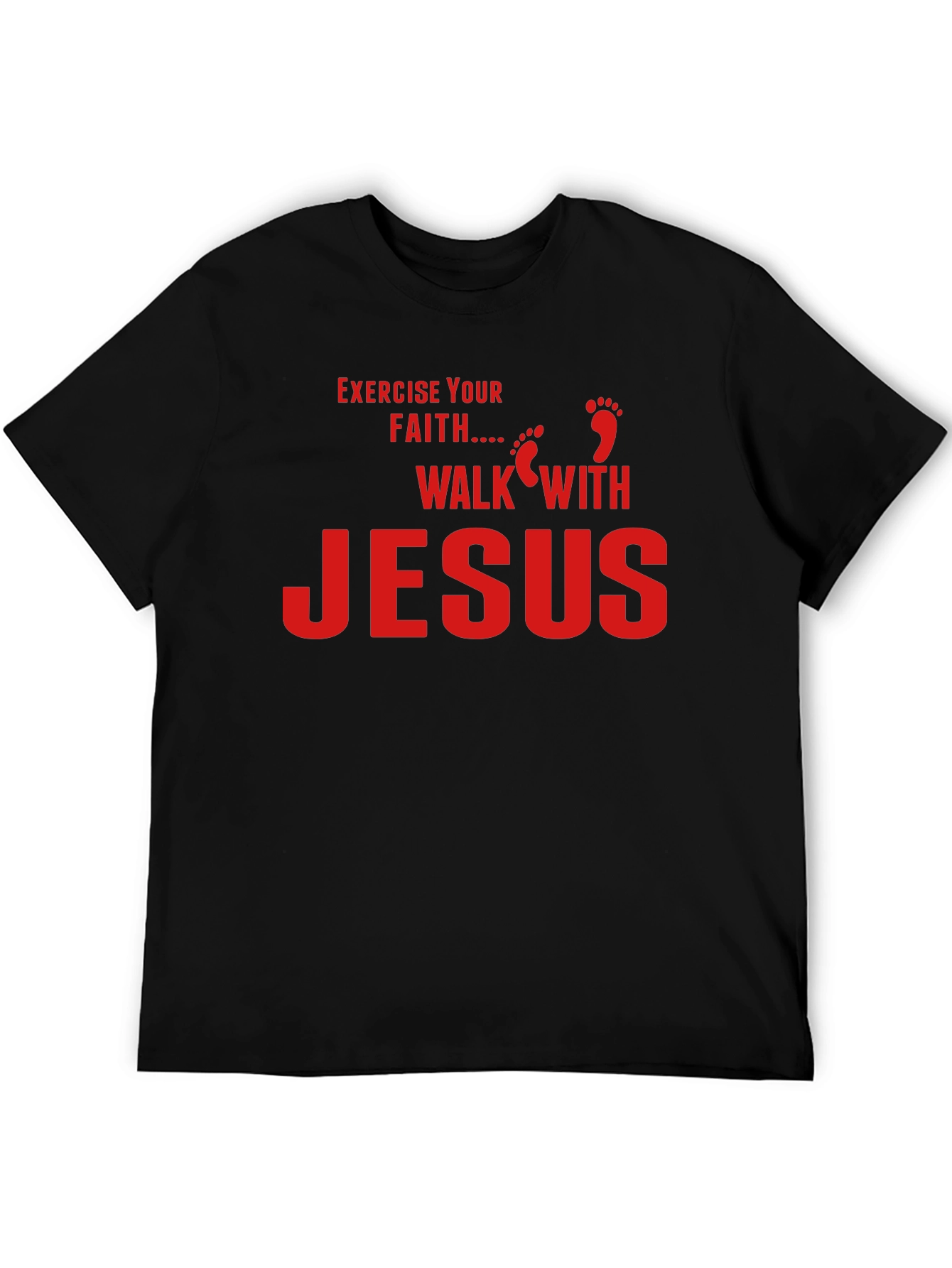 Exercise Your Faith Walk With Jesus Tee
