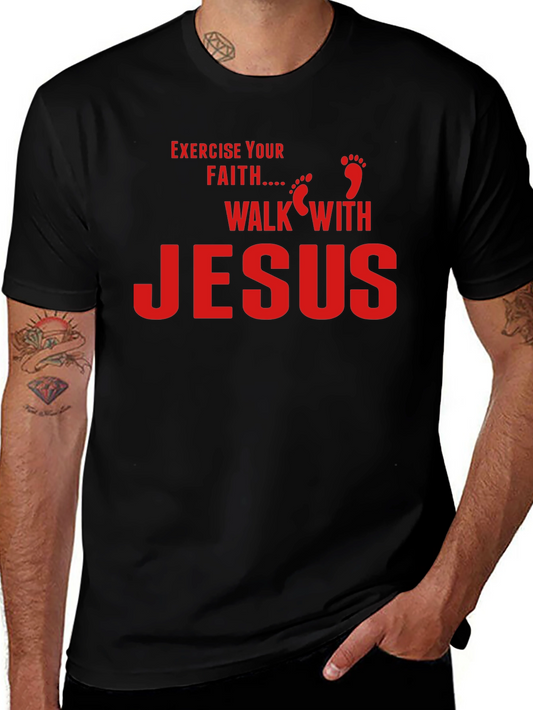 Exercise Your Faith Walk With Jesus Tee