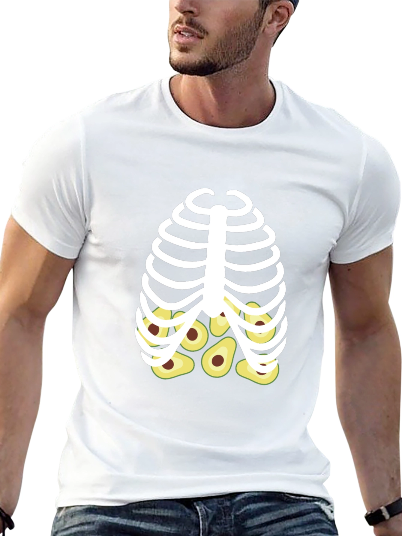Avocado Rib Cage Graphic Tee