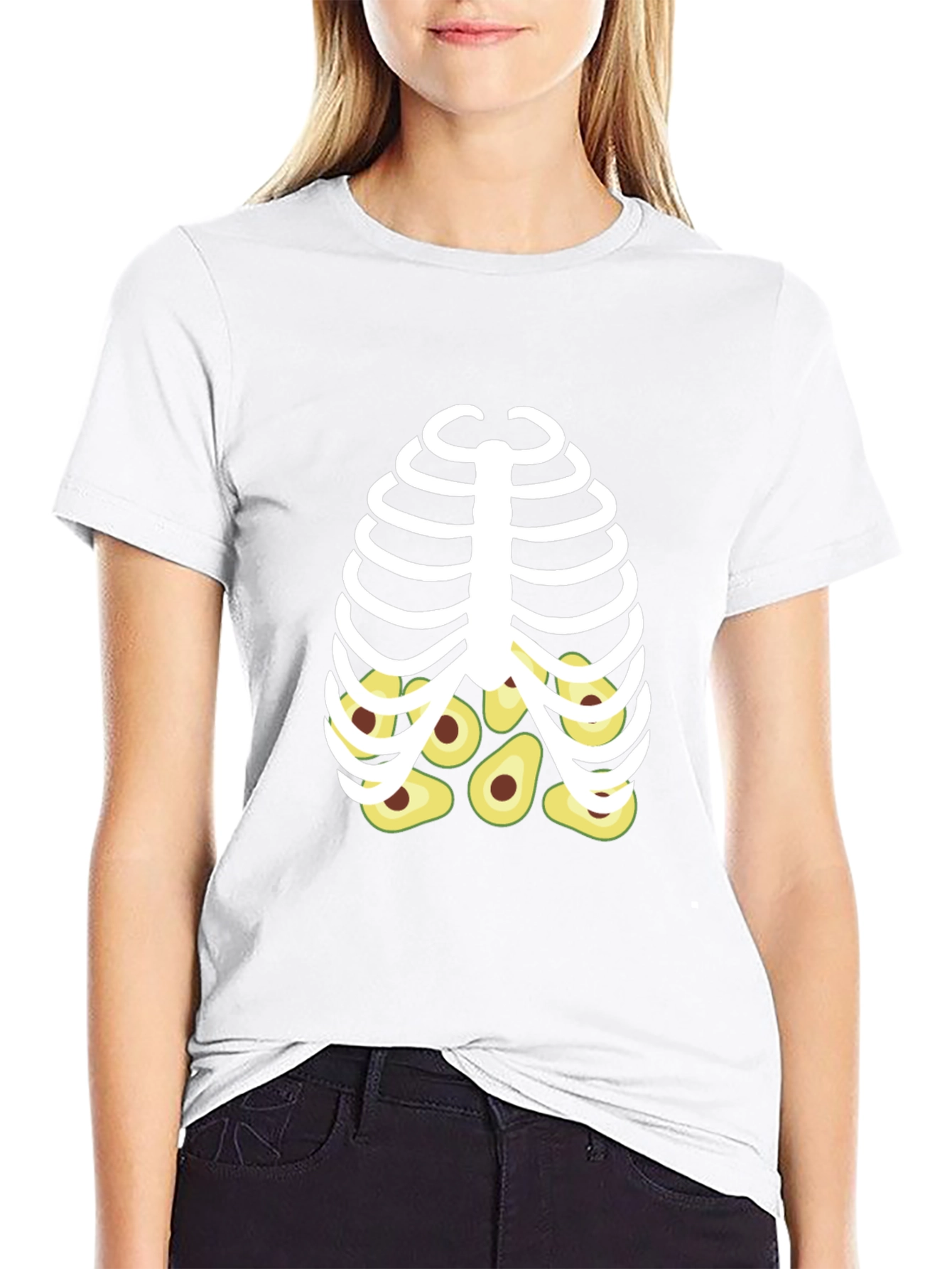 Avocado Rib Cage Graphic Tee