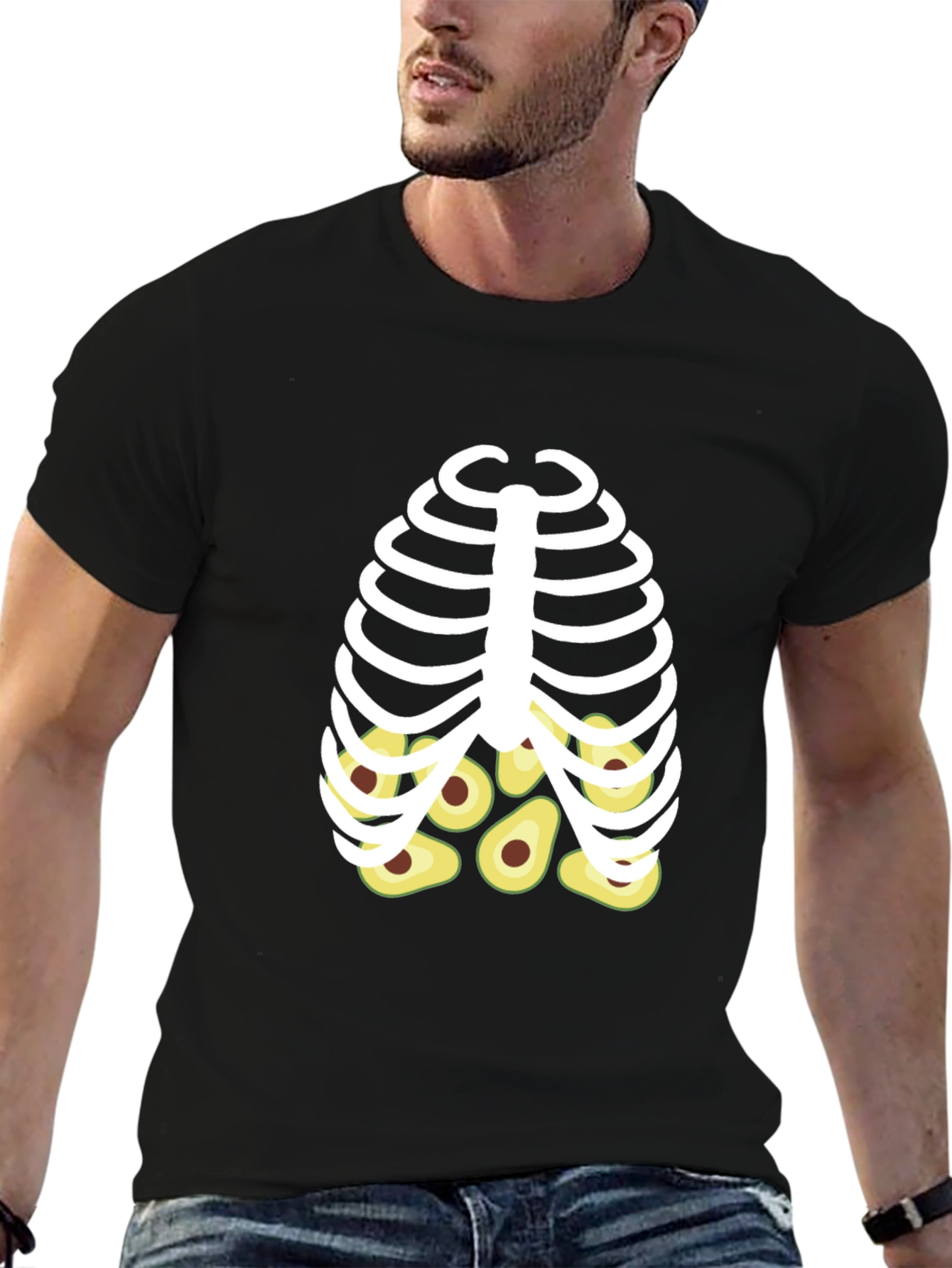 Avocado Rib Cage Graphic Tee