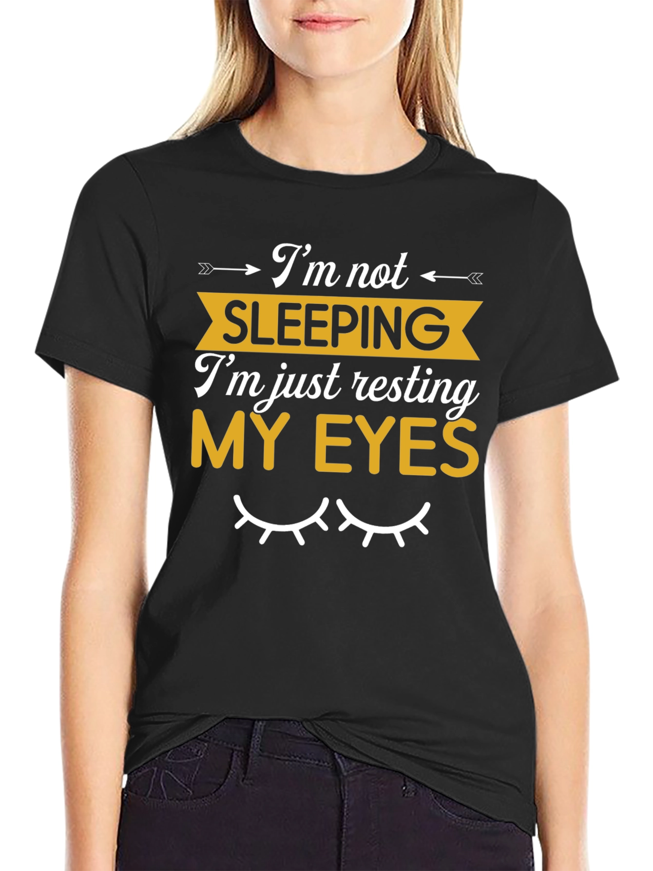 Funny Resting My Eyes Graphic T-Shirt