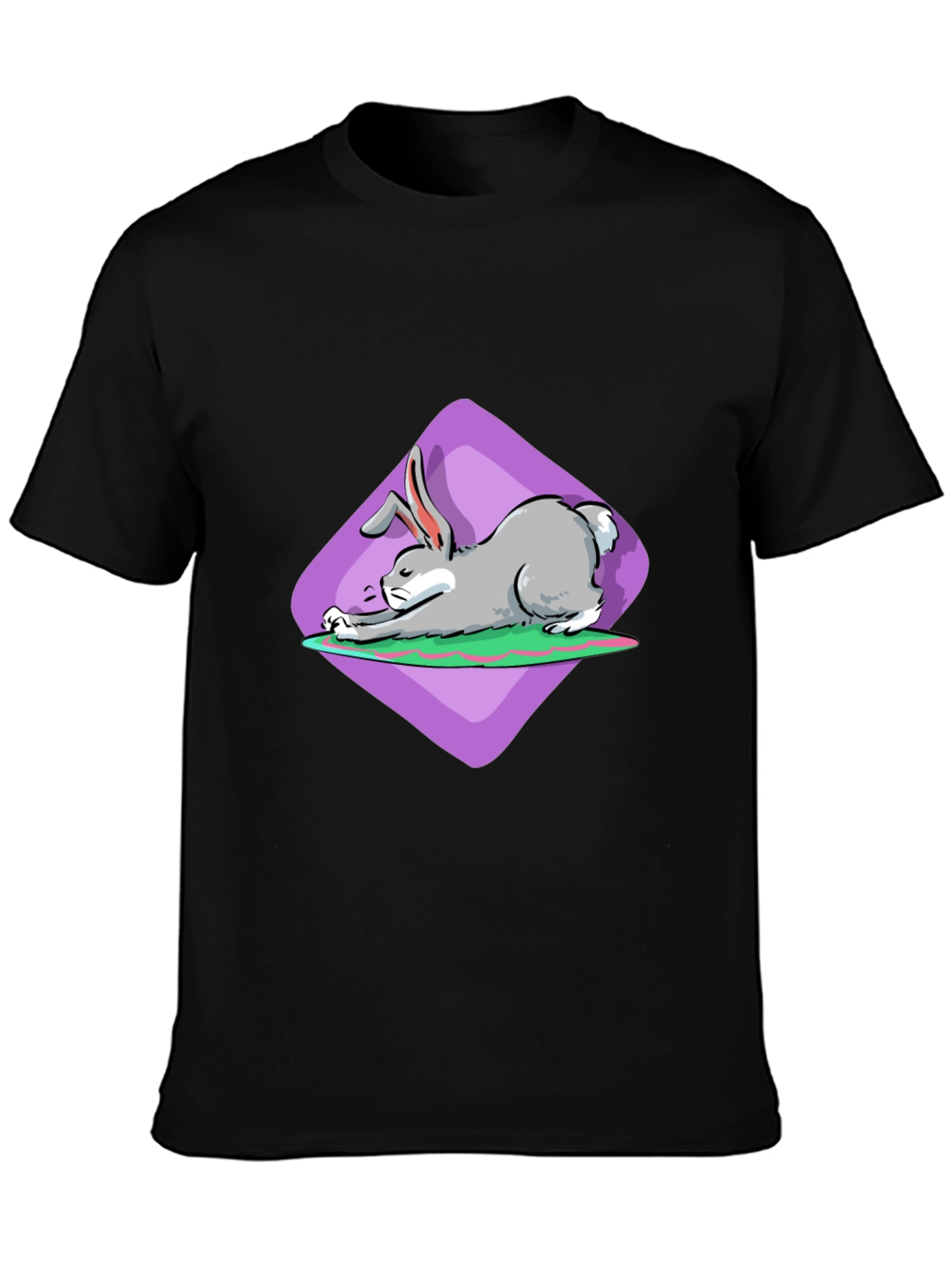 Rabbit Stretch T-Shirt - Unique Graphic Tee