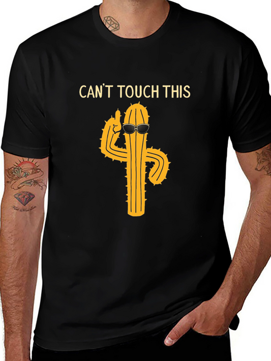 Cool Cactus Graphic T-Shirt - Cant Touch This!