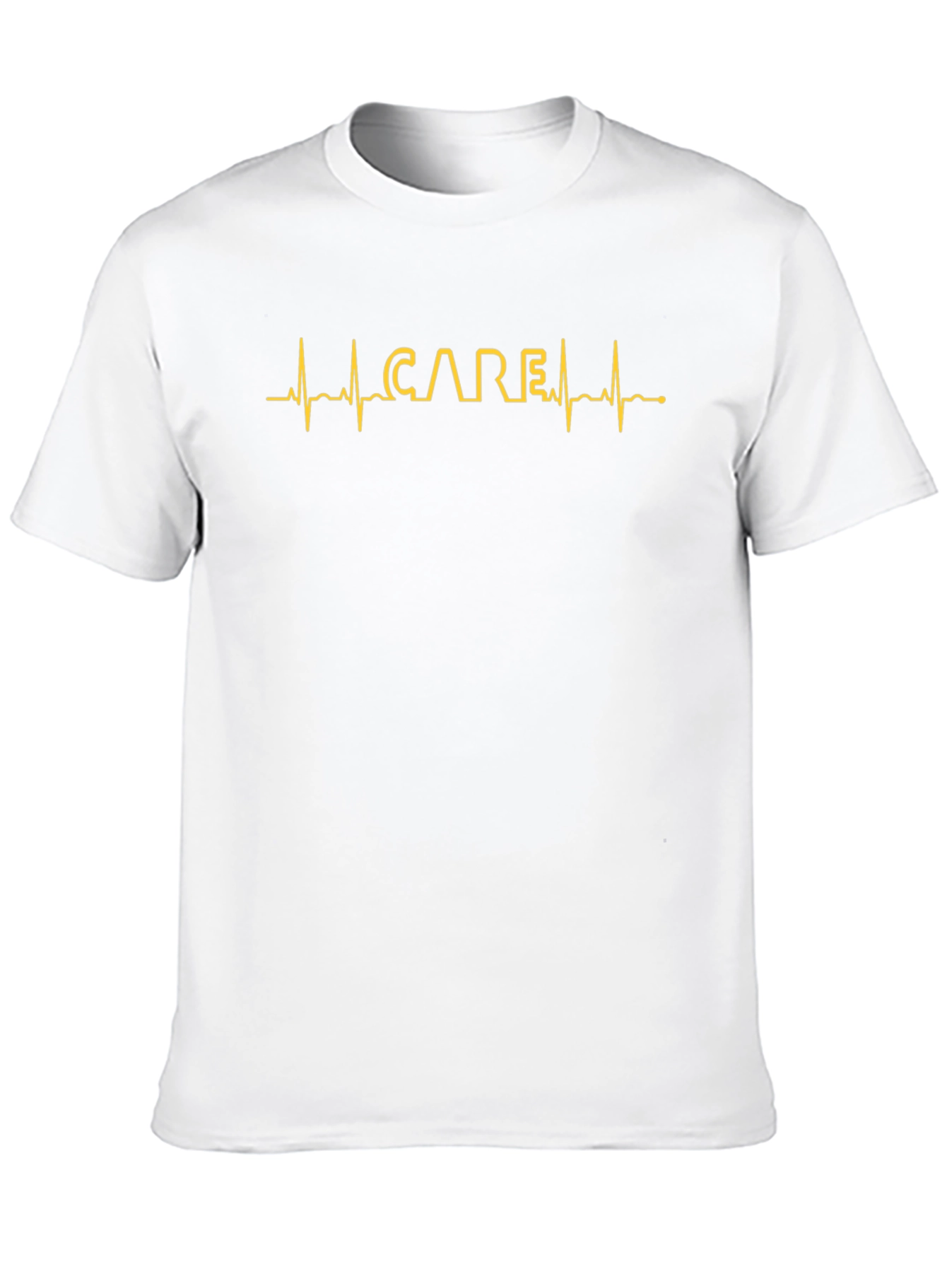 Care Heartbeat Graphic Tee - Soft Cotton Blend
