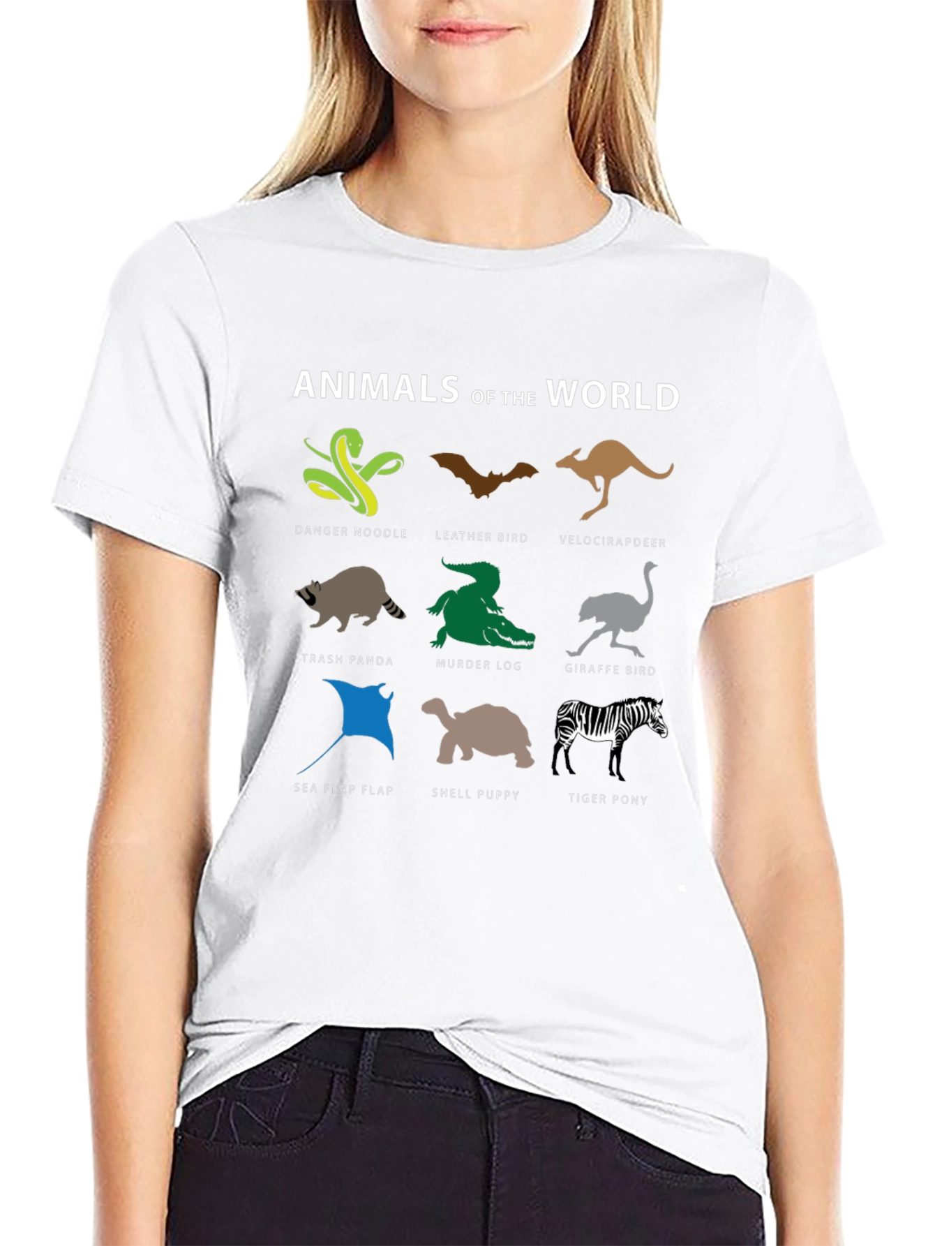 Animals of the World Pun T-Shirt
