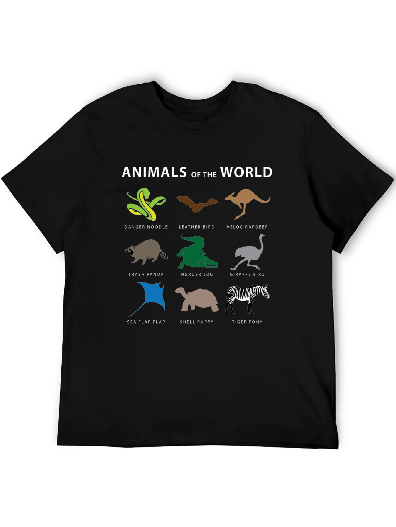 Animals of the World Pun T-Shirt