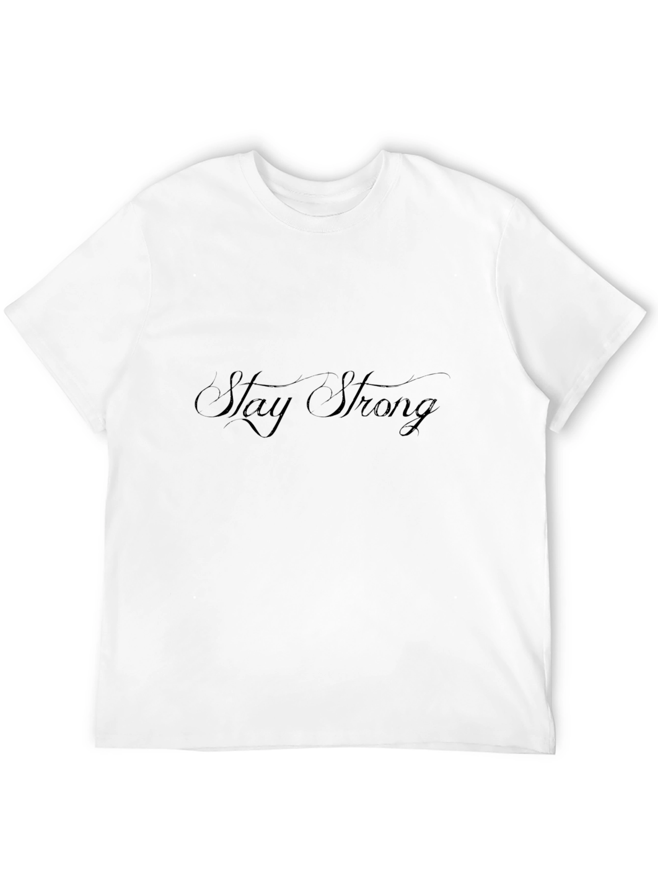 Stay Strong Black T-Shirt - Mens