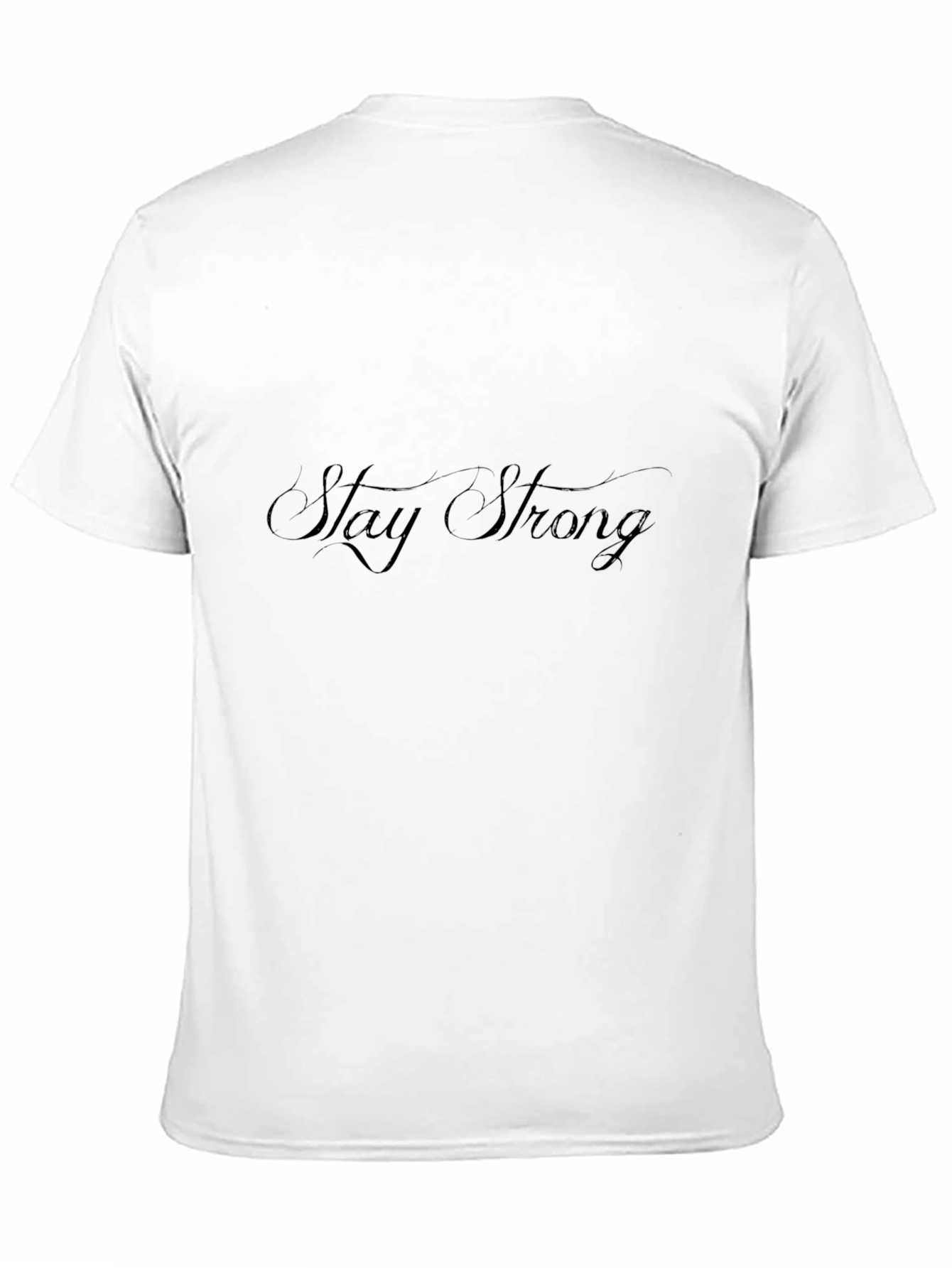 Stay Strong Black T-Shirt - Mens