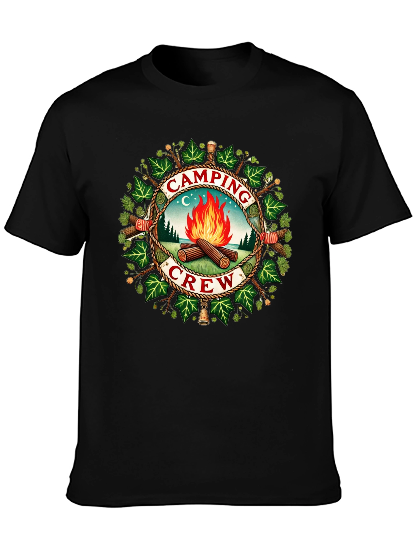 Camping Crew Graphic T-Shirt - Adventure Ready!