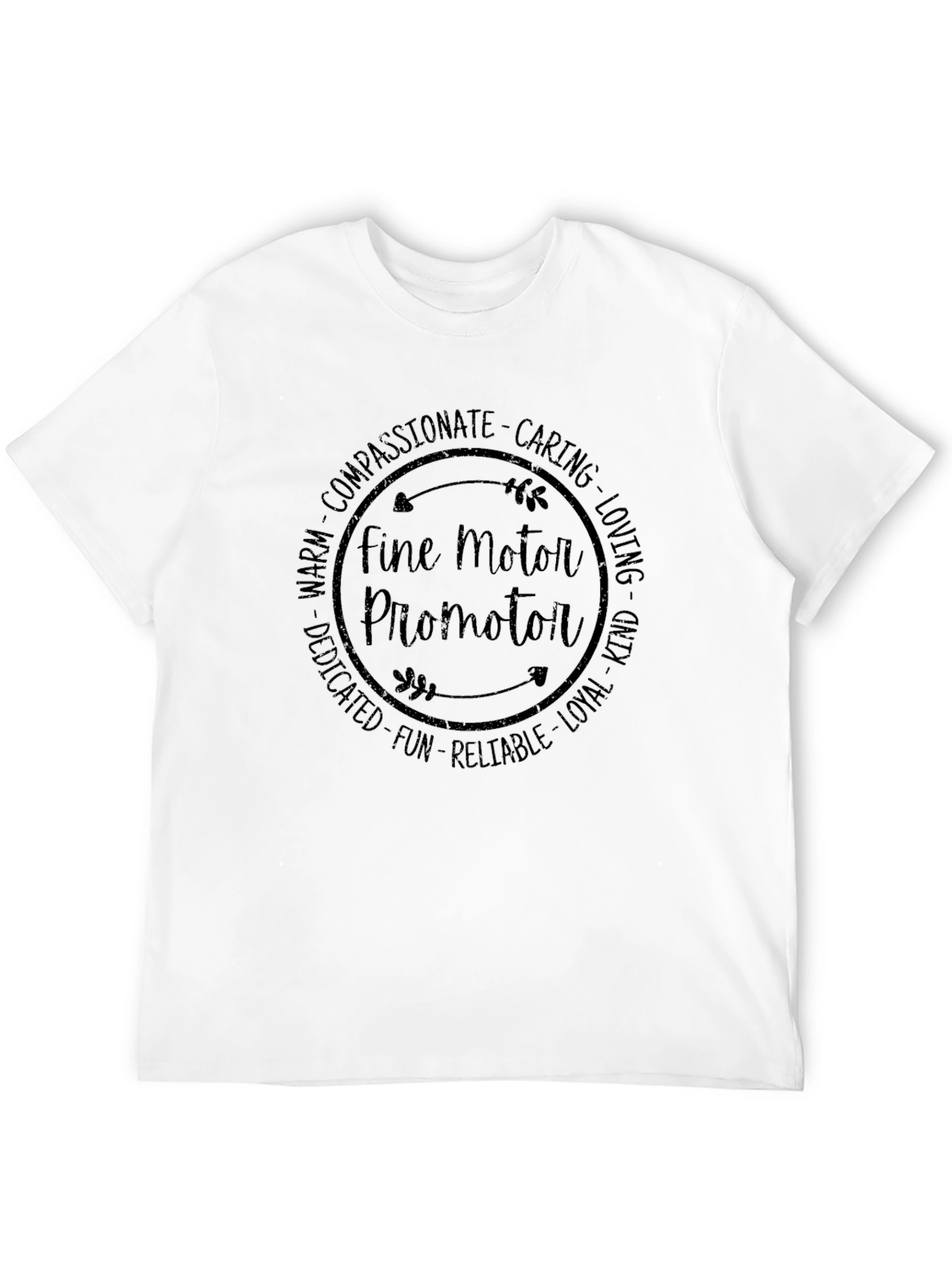 Fine Motor Promoter Black Graphic Tee