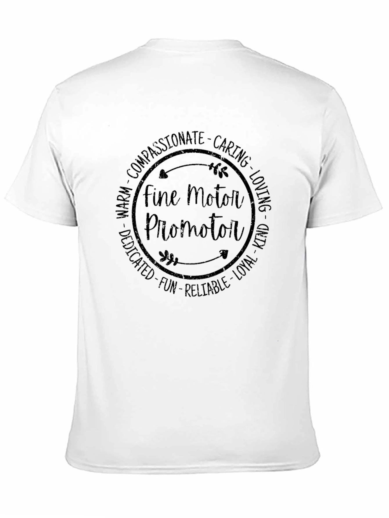 Fine Motor Promoter Black Graphic Tee